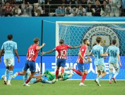 Atletico Madrid Tekuk Man City, Depay dan Carrasco Acak-acak Juara Inggris