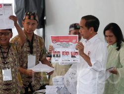 Prabowo-Gibran Unggul dalam Tempat Jokowi Nyoblos