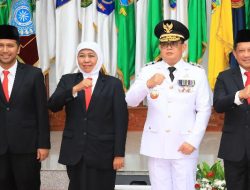 Khofifah Hadiri Pelantikan Penjabat Gubernur Jatim Adhy Karyono oleh Mendagri