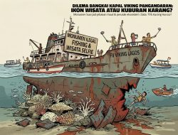 Dilema Bangkai Kapal Viking Pangandaran: Ikon Wisata atau Kuburan Karang?