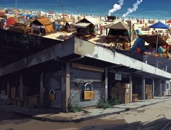 Memunggungi Laut, Mengundang Mangkrak: Ironi Kios Pemerintah di Pantai Karapyak